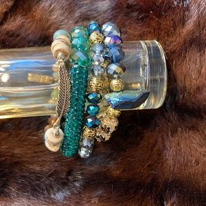 Erimish stack of four bracelets